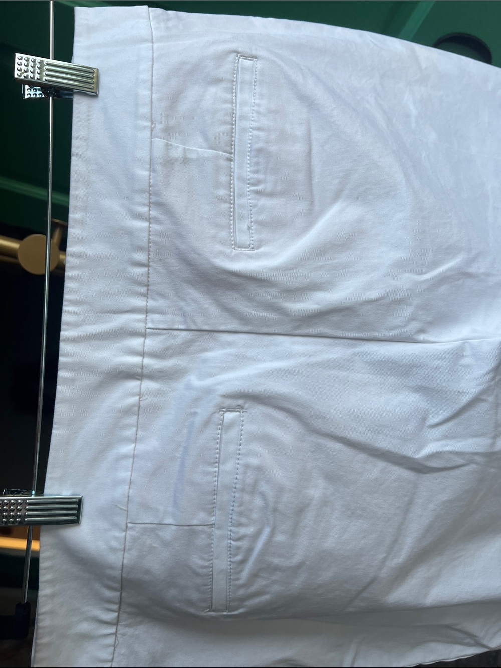 Ann Taylor white cotton pant size 16 - Picture 3 of 4